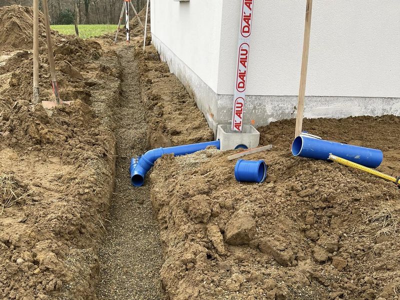 Évacuation eau de pluie dans les Landes